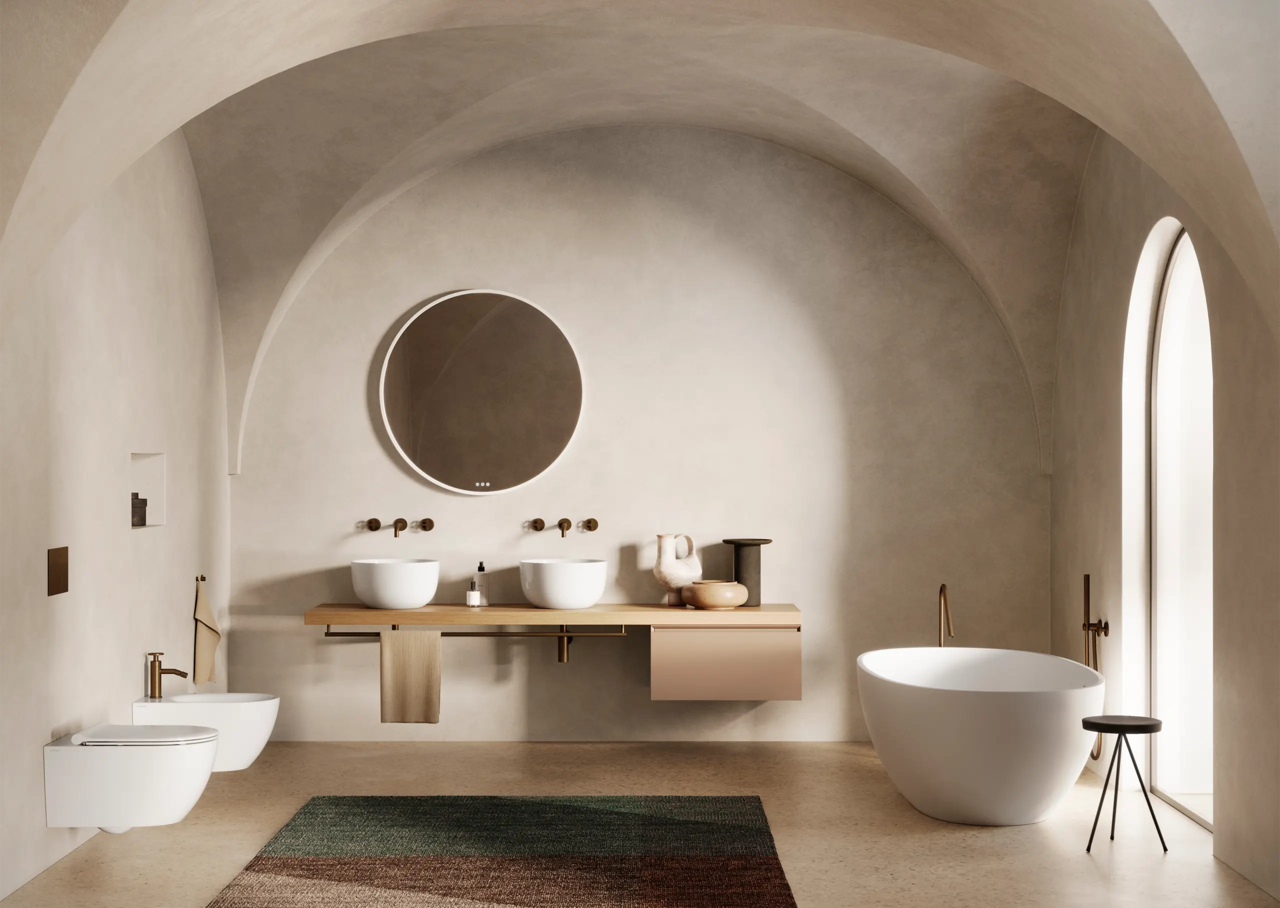 Sfera — WC et bidet suspendus 55