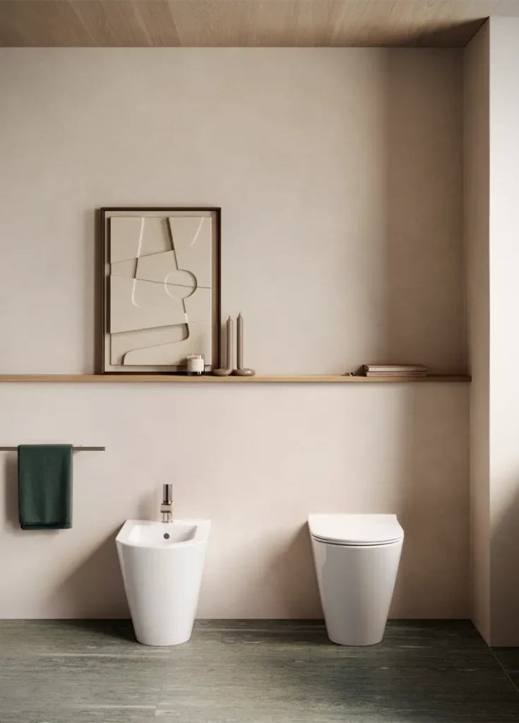 Zero — WC et bidet au sol 55