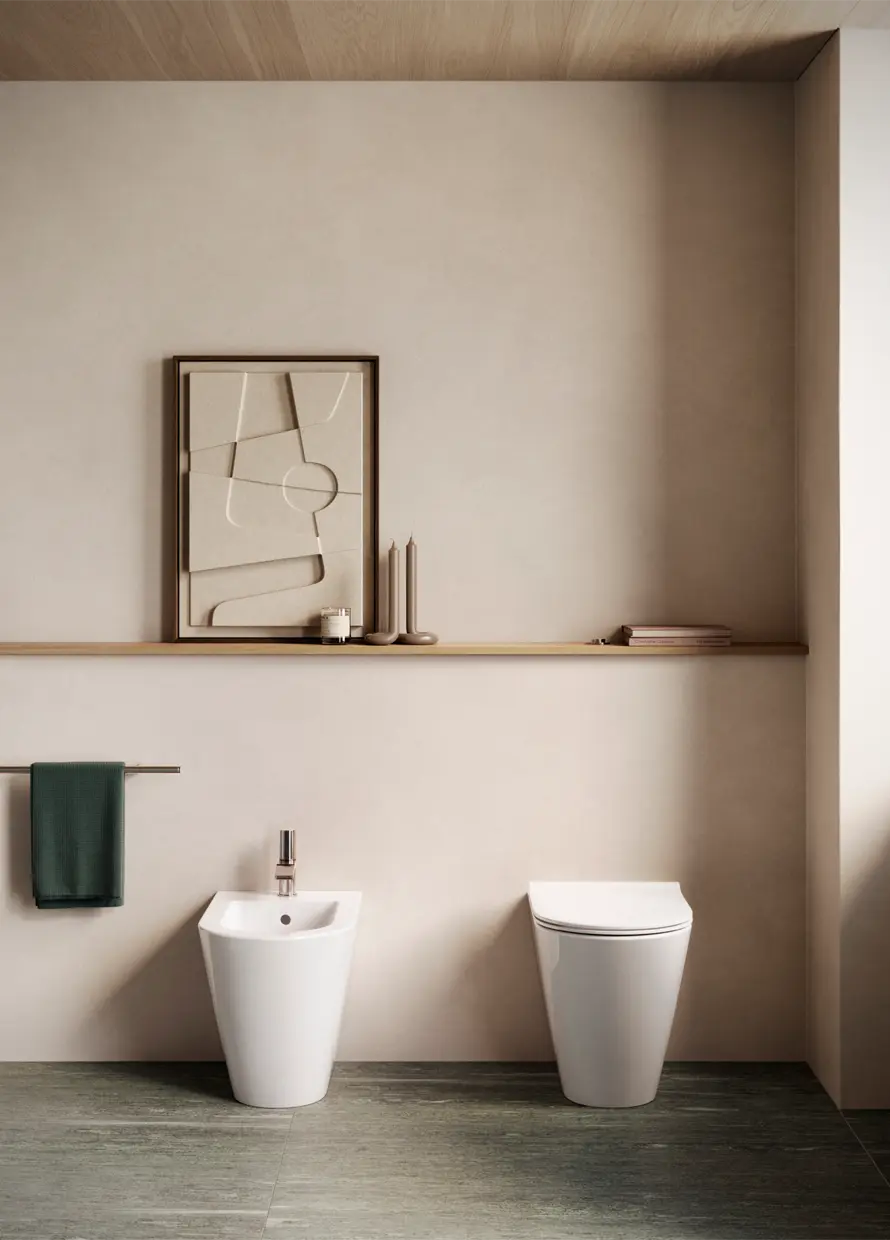 Zero — WC et bidet au sol 55