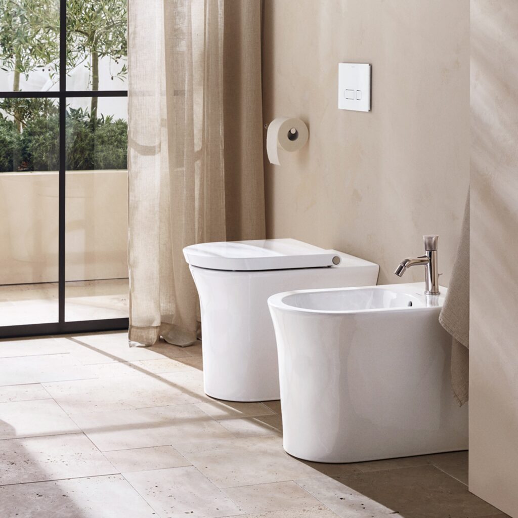 White Tulip (cuvette et bidet sur pied)
