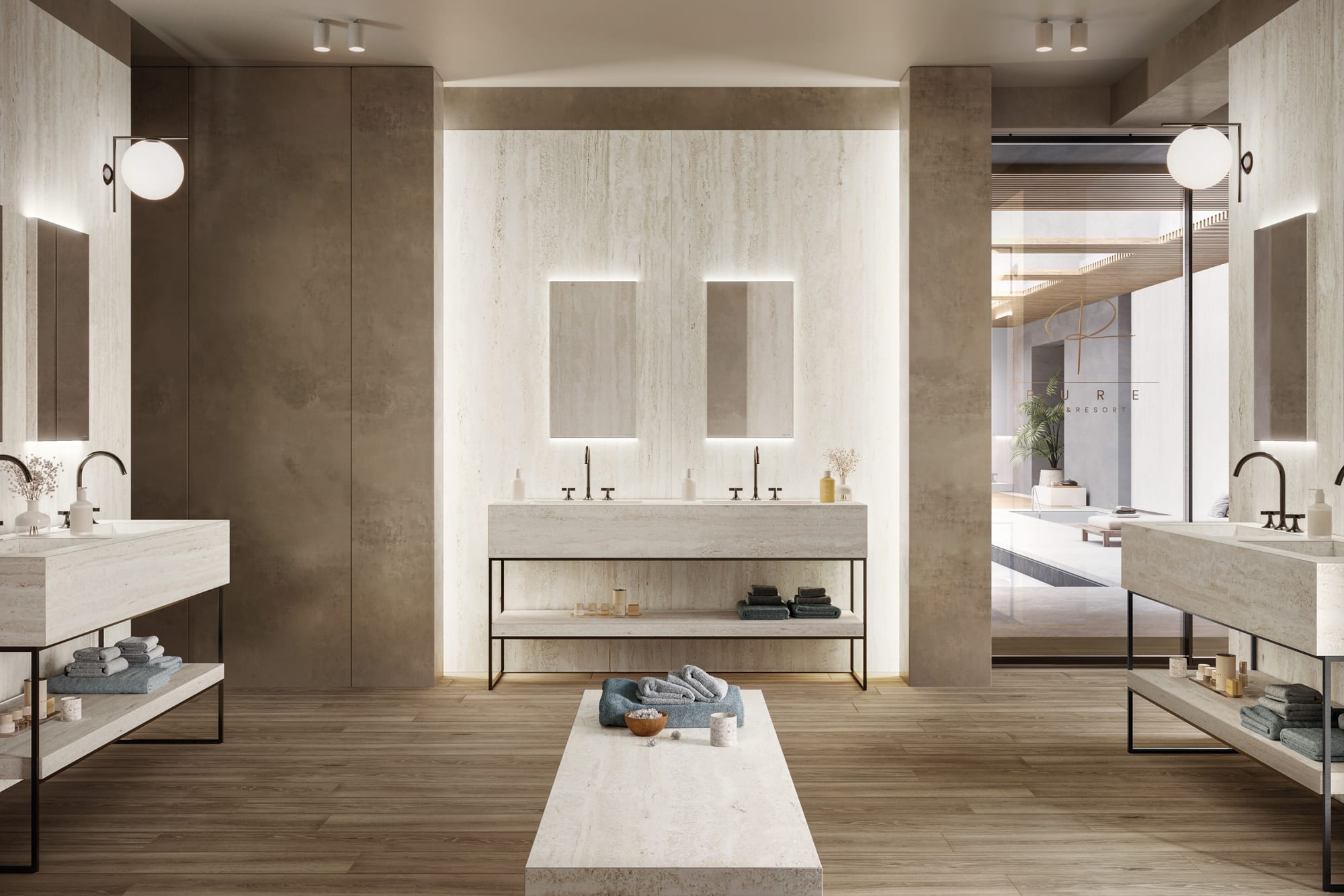Elysian Travertini EY10, Bathmood Glad