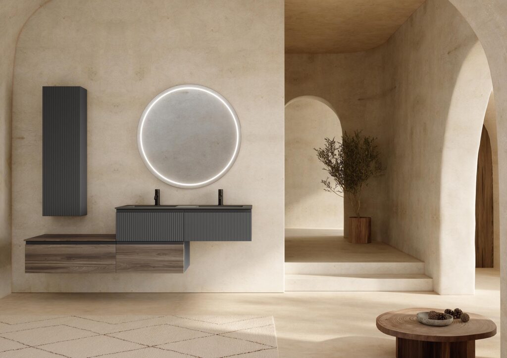 Tuyo Minimal Canaletto 200, miroir Glow