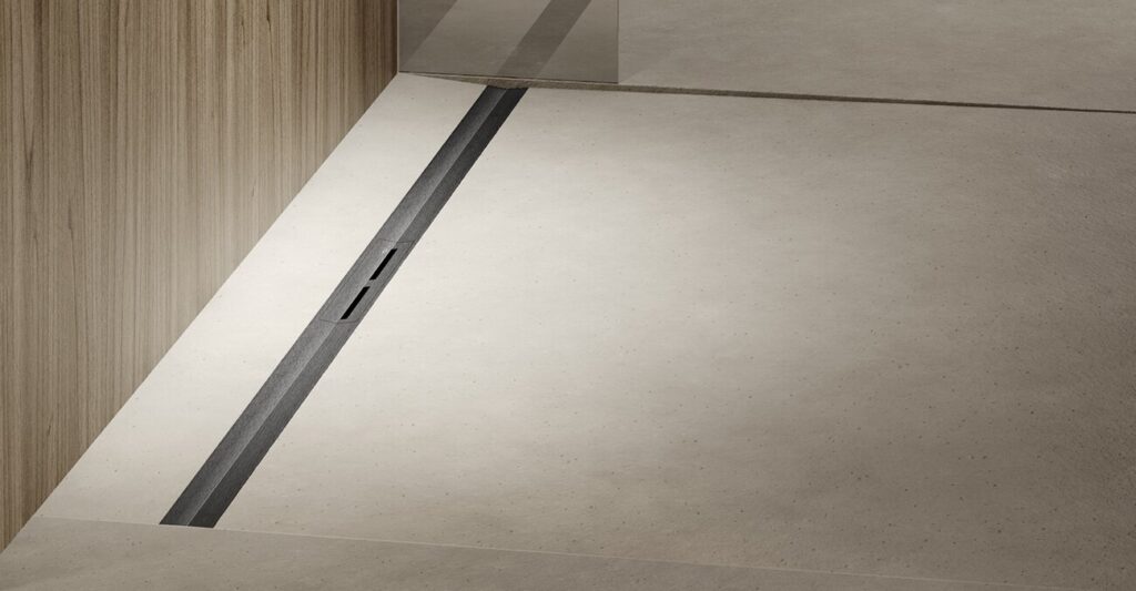 TECEdrainprofile PVD Black Chrome
