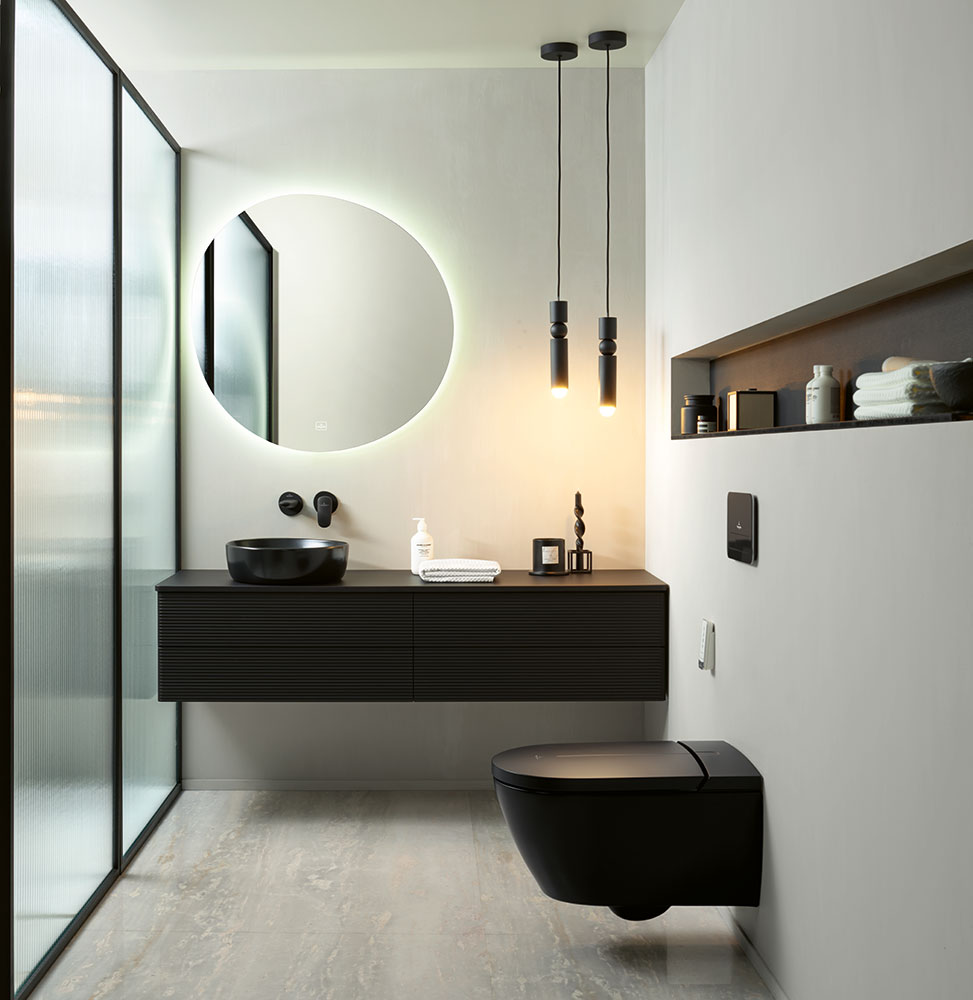 Antao (WC et lavabo noirs)